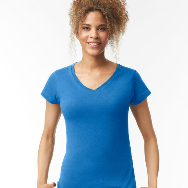 Ladies' Soft Style V-Neck T-Shirt Thumbnail