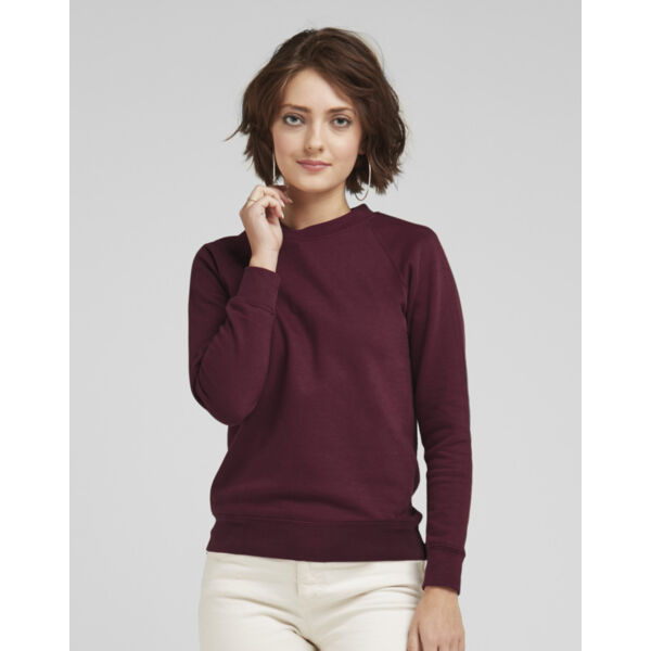 Ladies' Raglan Sleeve Crew Neck Sweatshirt Thumbnail