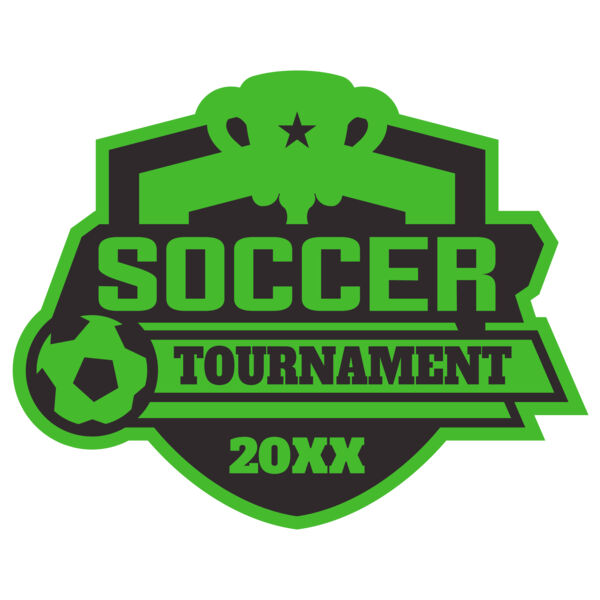 Soccer Tournament logo template 02 Thumbnail