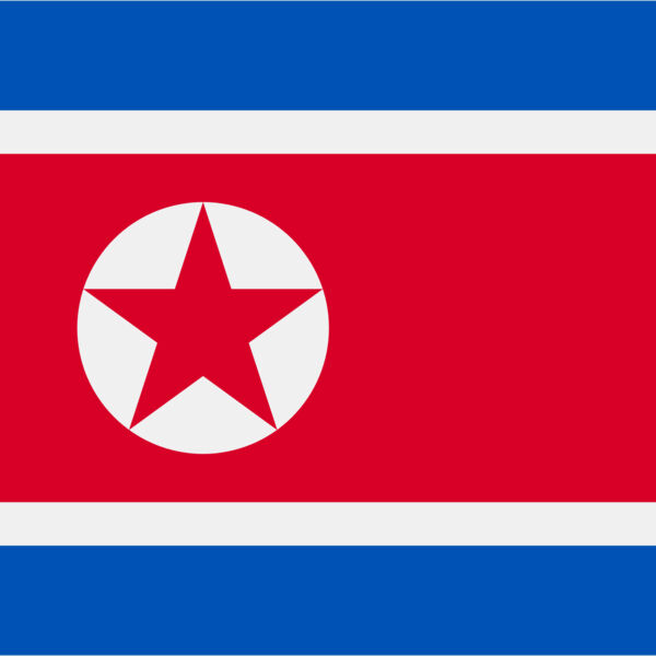 North Korea Flag Thumbnail