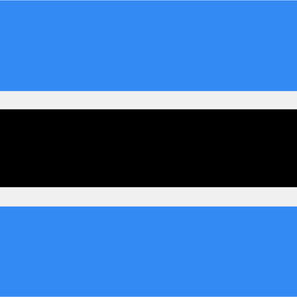 Botswana Flag Thumbnail