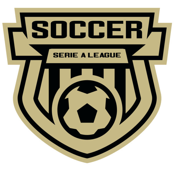 Serie a league soccer logo template Thumbnail