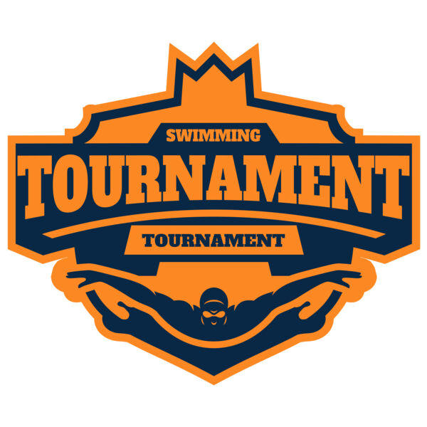 Swimming Tournament logo template Thumbnail