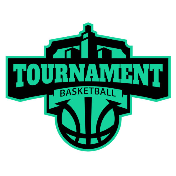 Tournament Basketball logo template Thumbnail