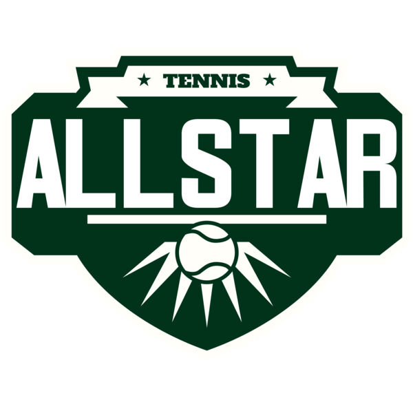 All star Tennis Logo  template Thumbnail