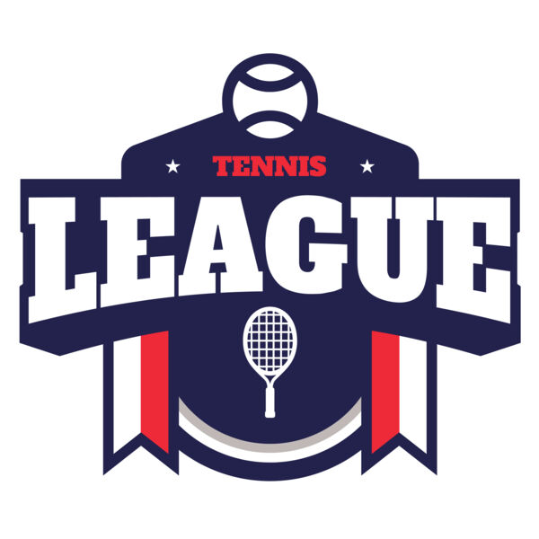 League Tennis logo template Thumbnail