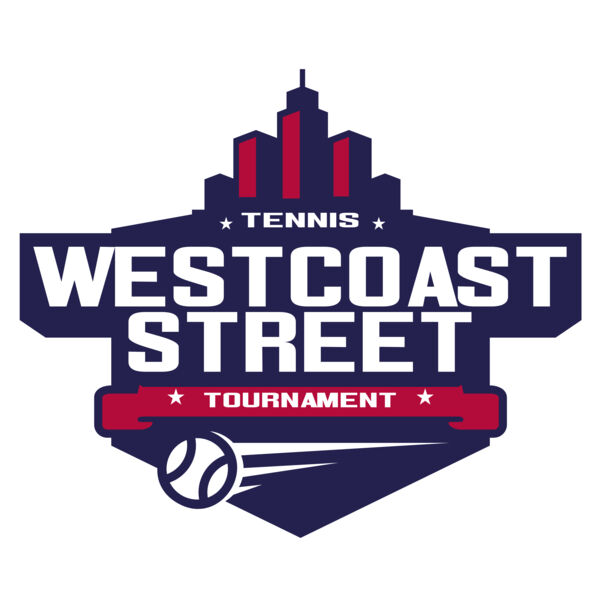 West coast Street Tennis logo template Thumbnail
