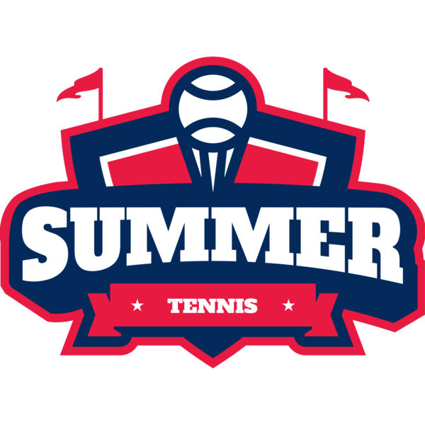 Summer Tennis logo template Thumbnail