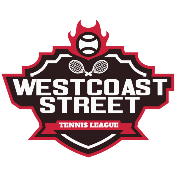 West coast Street Tennis League logo template Thumbnail