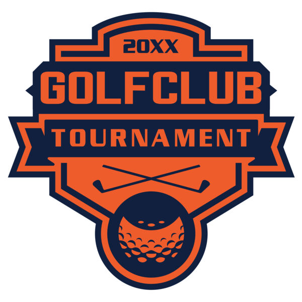 Golf club Tournament logo template 02 Thumbnail