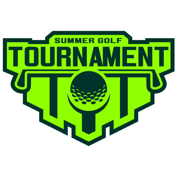 Tournament Summer golf logo template Thumbnail