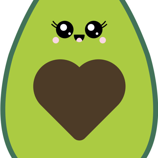 Avo 3 Clip Art Avocado  Thumbnail
