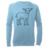 Kid's Raglan Sleeve Crew Neck Sweatshirt Thumbnail