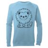 Kid's Raglan Sleeve Crew Neck Sweatshirt Thumbnail