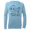 Kid's Raglan Sleeve Crew Neck Sweatshirt Thumbnail