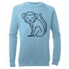 Kid's Raglan Sleeve Crew Neck Sweatshirt Thumbnail