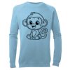 Kid's Raglan Sleeve Crew Neck Sweatshirt Thumbnail