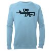 Kid's Raglan Sleeve Crew Neck Sweatshirt Thumbnail